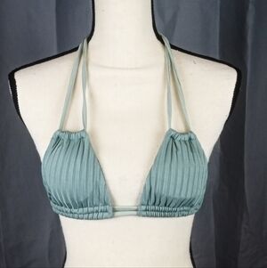 Zaful Bikini Top, Sage Green, Size S